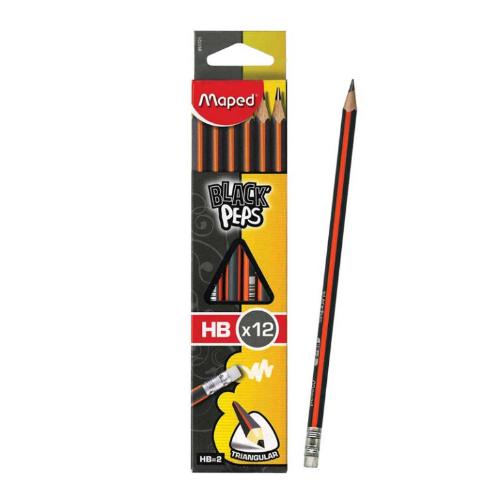 LAPIZ MAPED BLACK PEPS TRIANGULAR