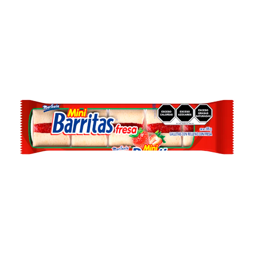 MINI BARRITAS FRESA 104G