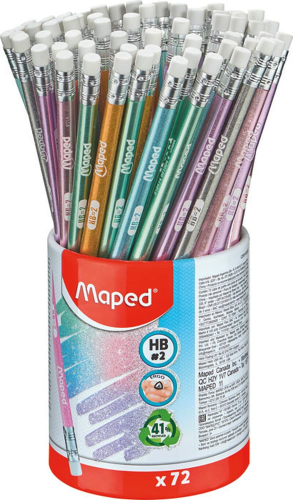 LAPIZ MAPED GLITTER HB #2