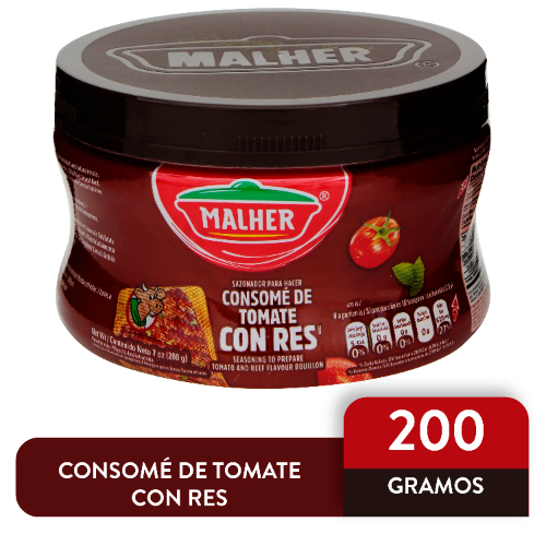Consome de res con tomate malher 200g