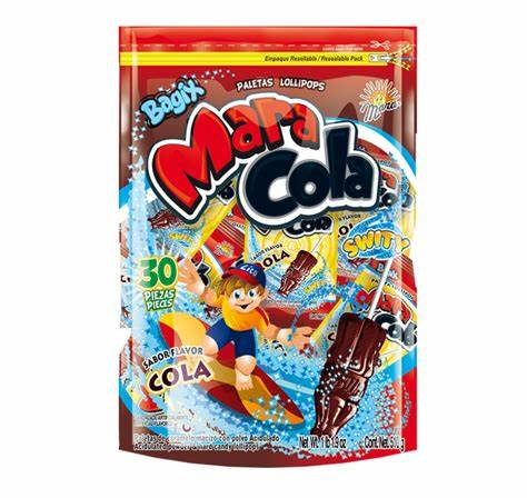 PALETA DULCE MARA COLA 12G