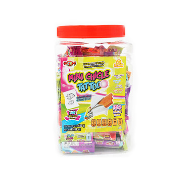 Mini chicle tat toc 450g