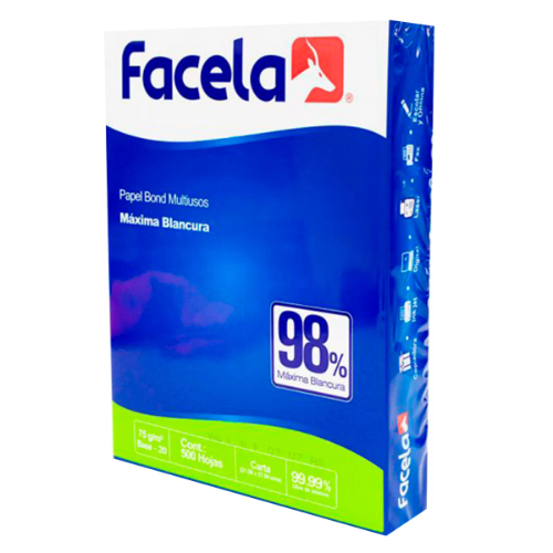 RESMA HOJA BOND 75G FACELA CARTA