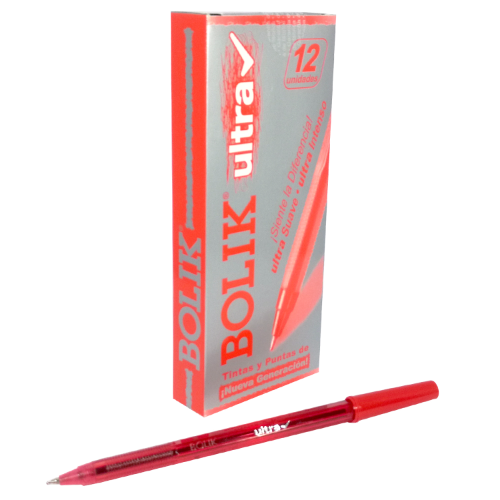 BOLIGRAFO BOLIK MEDIANO ROJO