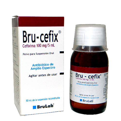 Bru-fexima 100mg/5ml suspension