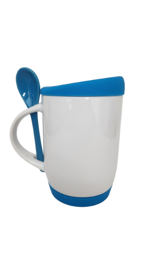 MUGS CON TAPA Y CUCHARA