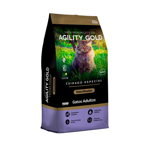 Agility Gold gatos adultos castrado 1.5 k