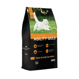 Agility gold gatos adultos x 1.5k