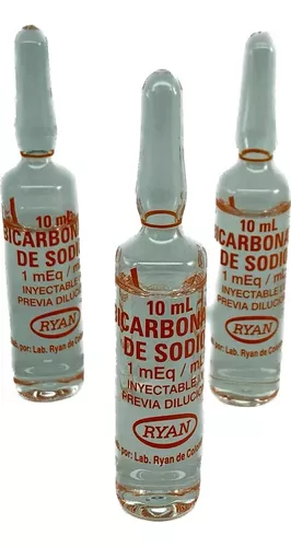 Bicarbonato de sodio 1MEQ ampolla x 10ml