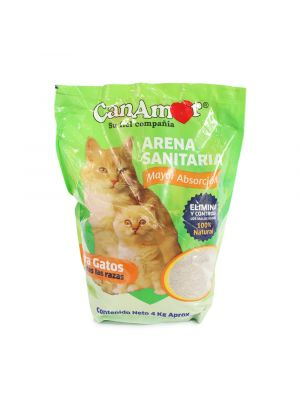Arena para gatos can amor x 4 kilos