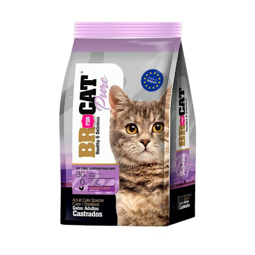 BR FOR CAT CASTRADOS/POLLO X 3 KILOS