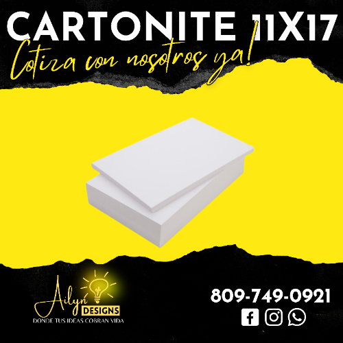 CARTONITE 11X17 TIRO CMYK