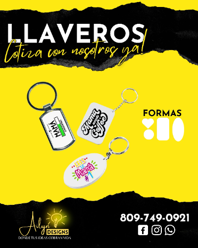 LLAVEROS PERSONALIZADOS