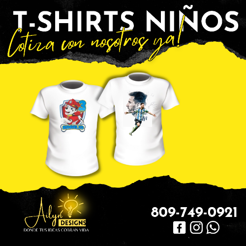 T-SHIRTS NIÑOS 0-14