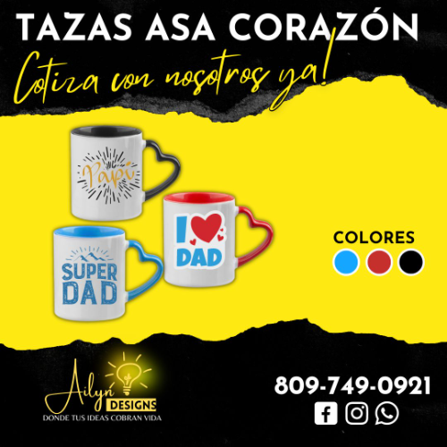 Taza de asa corazón