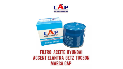 26300-35503 CAP FILTRO ACEITE ACCENT GETZ ELANTRA TUCSON