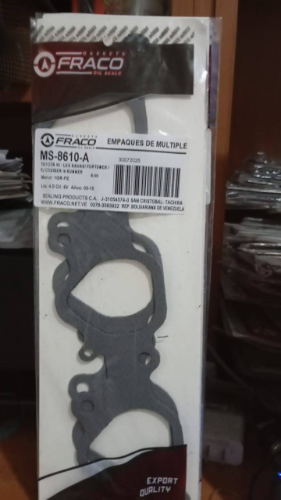 MS-8610-A EMPACADURAS ADMISION TOYOTA HILUX FORTUNER FJ CRUISER 4RUNNER 4.0 1GR-FE