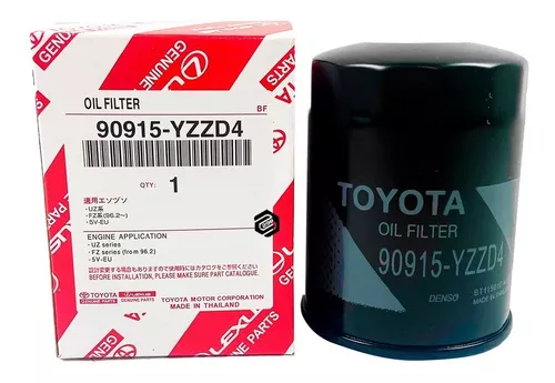 90915-YZZD4 FILTRO ACEITE HILUX AUTANA FORTUNER KAVAK