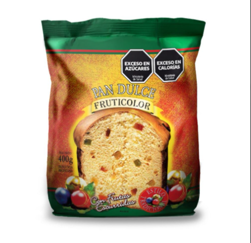 PAN DULCE FRUTICOLOR X400