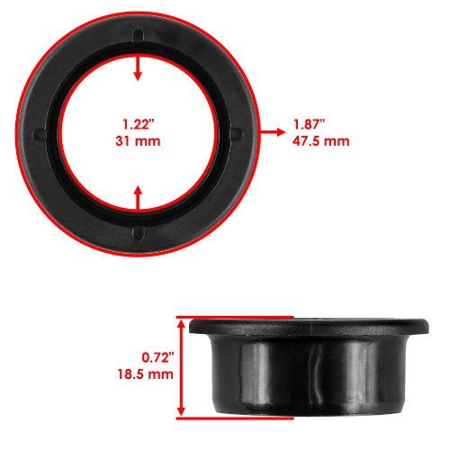 Bujes de brazo A de control trasero para Polaris 5432092 5433065 5434550 5438902
