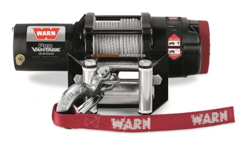 Cabrestante Warn 90350 ProVantage 3500 - 3500 lb. Capacidad 50 pies de cable de 3/16 pulgadas- Mass Depot Mass Depot (25951)