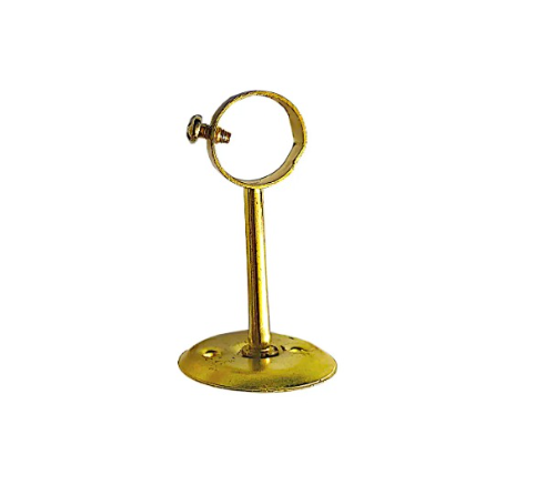 Soporte caño cortina fijo bronceado