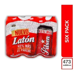 PILSEN SIX PACK LATON (ES) X 473 ML