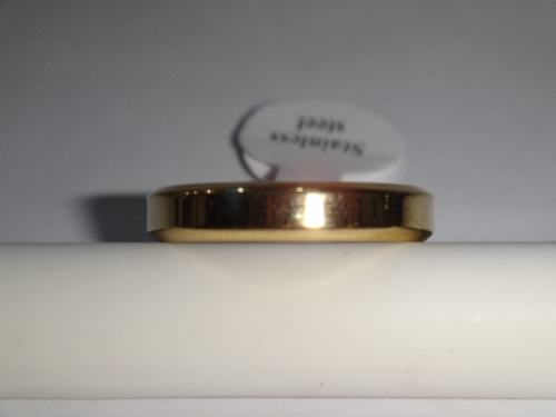 ANILLO EN ACERO ARO DE MATRIMONIO LISO CUADRADO FINO 2.5X1.5MM ANA000136