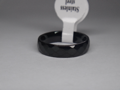 ANILLO EN ACERO ARO DE MATRIMONIO DIAMANTADO 4.5X1MM ANA000123