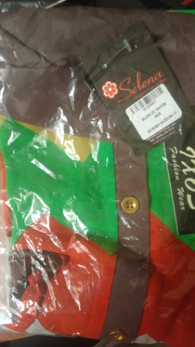 BLUSAS MARON FRANJA  ZIG ZAG DE COLORES BCD00042