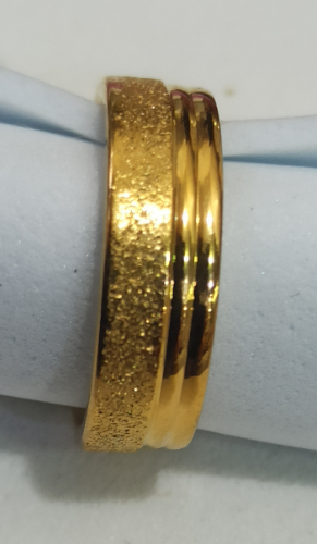 AROS DE MATRIMONIO ESCARCHADO 2 LINEAS 6X1,5MMANA000156