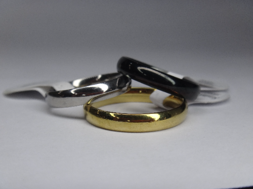 ANILLO EN ACERO ARO DE MATRIMONIO LISO REDONDO 3.5X1MM ANA000142