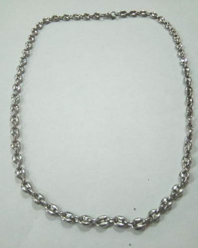 CADENA EN ACERO GUCCI PLATEADA 9MM CSA00131