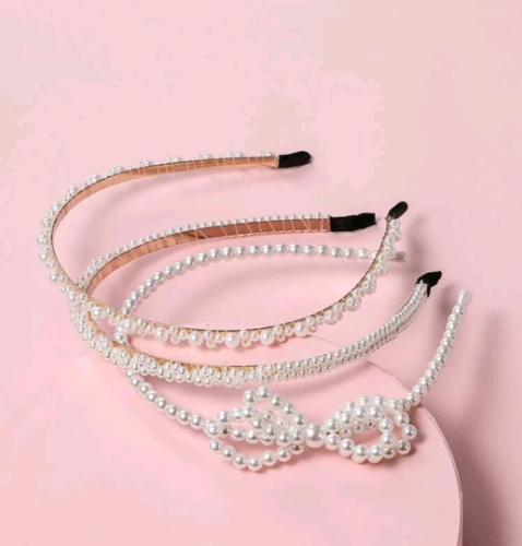 CINTILLOS DE PERLAS 3 MODELOS CNT000146