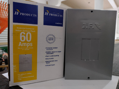 Caja Centro de carga doble JF 60 AMPS