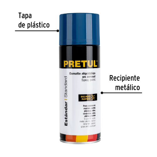 PINTURA EN AEROSOL, AZUL ULTRAMAR, 400ML, PRETUL