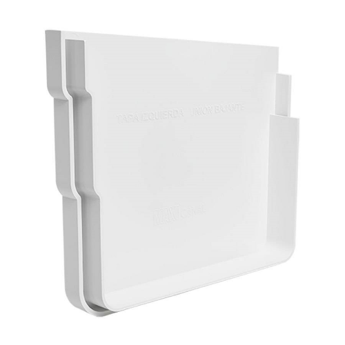 TAPA PVC BLANCA DERECHA PERFIL MAXICANAL