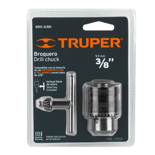 Broquero 3/8 con llave
