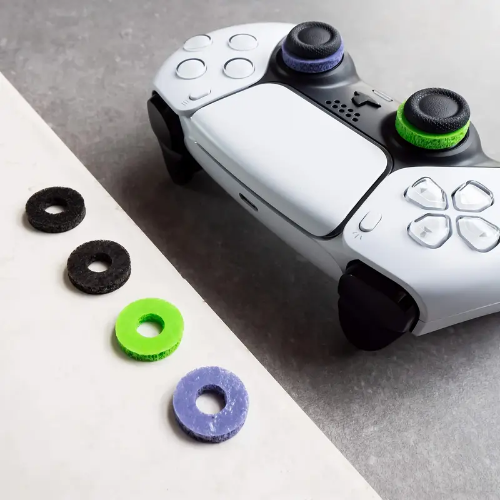 Anillos de precisión de silicona de 6 piezas para apuntar mejorado, accesorios de anillo de control de movimiento para controladores PS4, PS5, Xbox One
