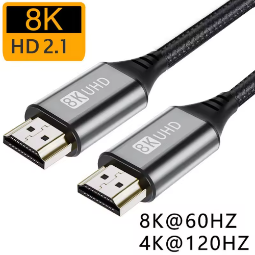 8K HDMI-compatible Cable for Xiaomi Mi Box 8K/60Hz 4K/120HZ 48Gbps Digital Cable ParaPS5 PS4 Laptop TV Monitor Proyecto