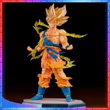 Figura de acción de Dragon Ball para niños, modelo de Anime de Son Goku Super Saiyan, 17cm/6,69 pulgadas, regalos coleccionables