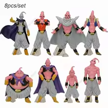 Majin Buu Figura de Acción Anime Dragon Ball Z Buu Boo Colección de Figuras de PVC Modelo Juguete para Niños Regalos para Niños