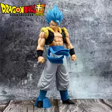 Figuras de Dragon Ball Z Super Saiyan Blue Gogeta de 31CM, juguetes de Anime DBZ, colección de figuras de PVC, modelo de decoración de escritorio