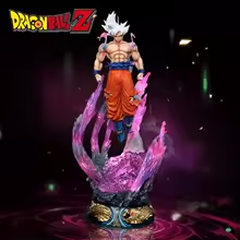 Nueva figura de anime Dragon Ball Son Goku 25cm Ultra Instinct Super Saiyan Figurita Estatua Estatua Pvc Modelo Ornamento Colección Regalo
