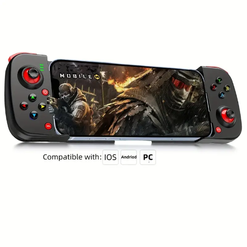 compatible con iPhone/Android/Steam Deck/PC/Tablet, mando para móvil, joystick telescópico, ideal para COD Mobile y Diablo Immortal