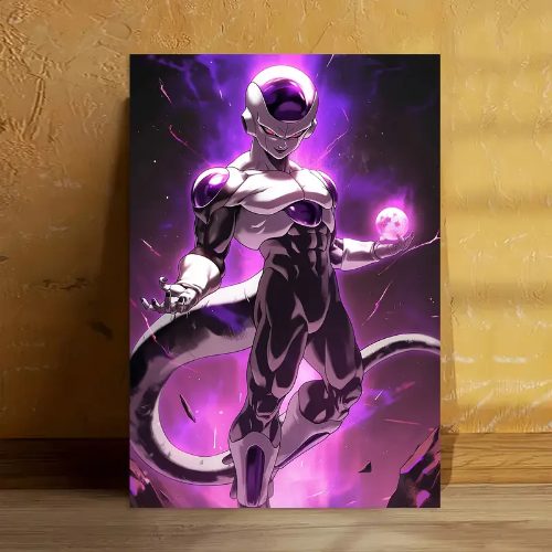 lienzo clásico Anime Super Saiyan sin marco - Decoración ideal para habitaciones, regalo perfecto,