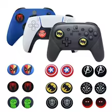 Tapa de agarre de silicona para Playstation 5, PS5, PS4, Xbox Series X/S 360 One Switch Pro, accesorios de Joystick, 2 uds.