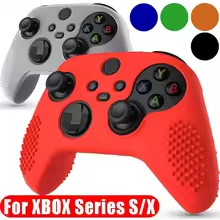 Fundas de silicona antideslizantes para Xbox One S Funda protectora de joystick Funda de silicona de piel antideslizante para Xbox Series X/S Protector