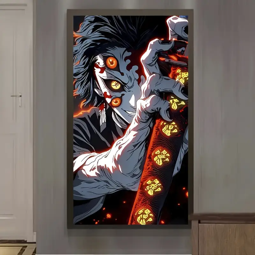 Popular de Anime Arte en Lienzo sin Marco, 15.75x29.53 pulgadas,