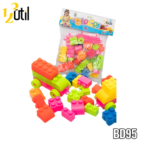 Bolsa de bloques tipo lego